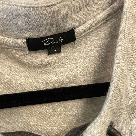 Rails Ryan Lace-Up Sweatshirt Size Large - Picture 4 of 8